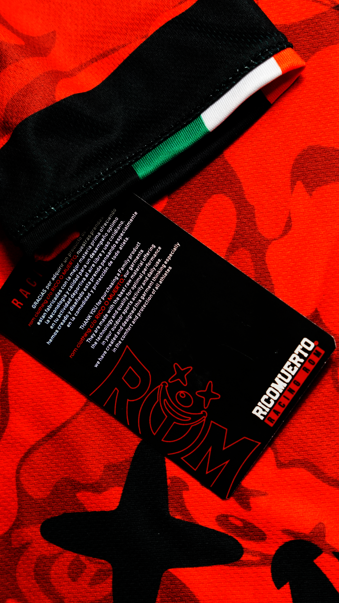 RED RACING JERSEY